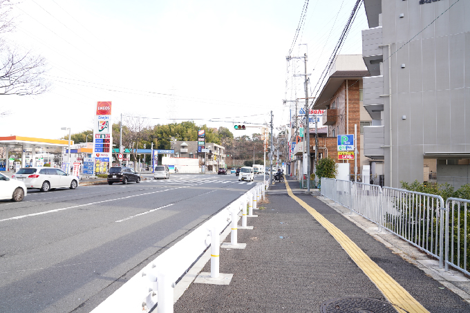 9山田駅からこうつ歯科・矯正歯科への道（阪大病院前ルート）